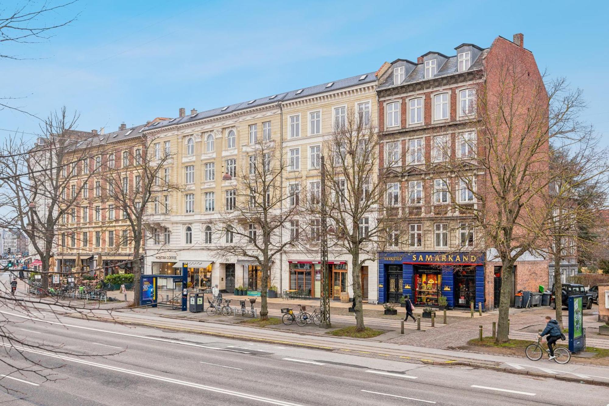 Cozy Apartment With Prime Location In Osterbro Köpenhamn Exteriör bild